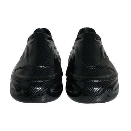 Black Foiled Rubber Toy Low Top Men Sneakers Shoes