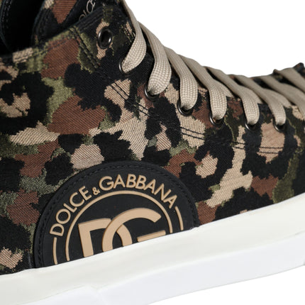 Multicolor Camouflage High Top Sneaker Shoes