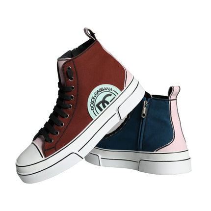 Multicolor Patchwork High Top Sneaker Shoes