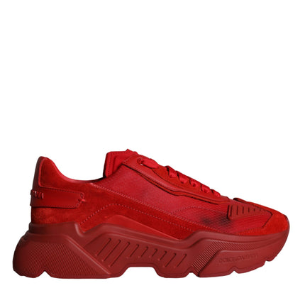 Red Leather Daymaster Low Top Sneakers Shoes