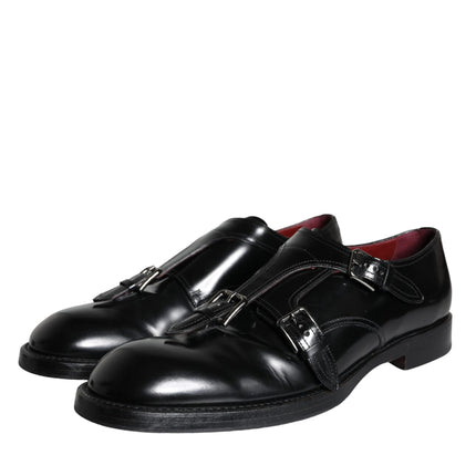 Black Calf Leather Men Formal Dress Shoes