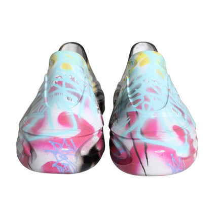 Multicolor Graffiti Rubber Low Top Sneakers Shoes