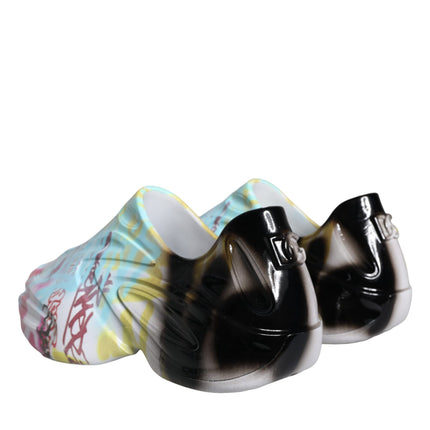 Multicolor Graffiti Rubber Low Top Sneakers Shoes