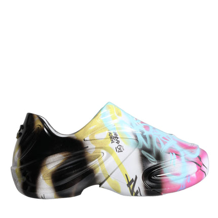 Multicolor Graffiti Rubber Low Top Sneakers Shoes