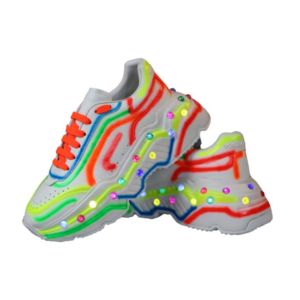 Multicolor Daymaster LED Lighted Sneaker Shoes