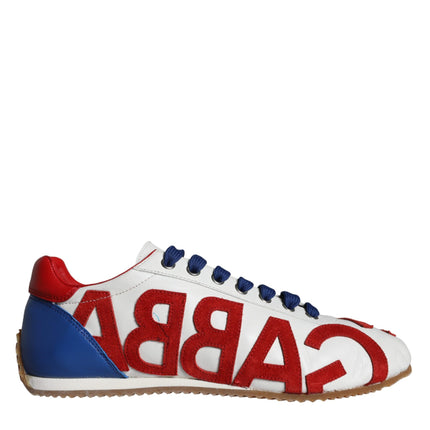 Multicolor Leather Logo Casual Sneakers Shoes