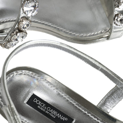 Silver Crystal Sandals Flats Flip Flops Shoes