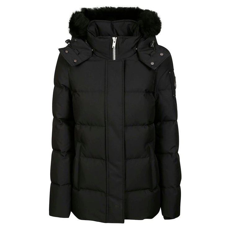 Black Polyester Jackets & Coat