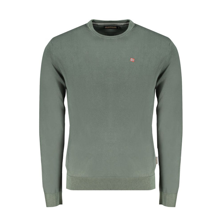 Maglione di cotone verde