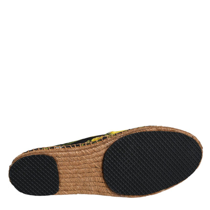 Multicolor Lemon Slip On Espadrilles Shoes