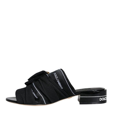 Black White Crystal Slides Sandals Shoes