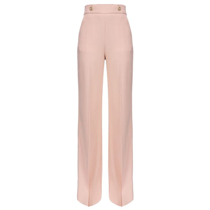 Pink Polyester Jeans & Pant