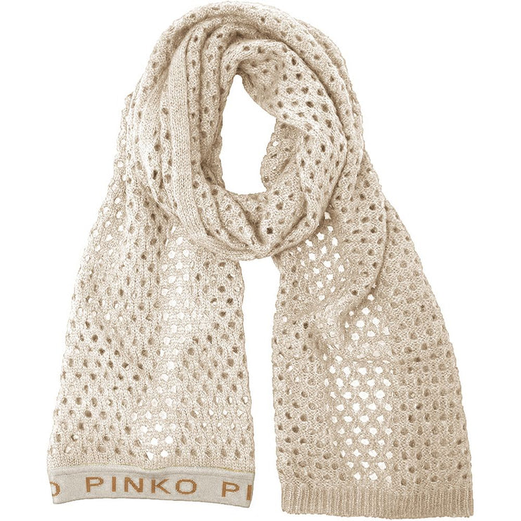 Beige Acrylic Scarf