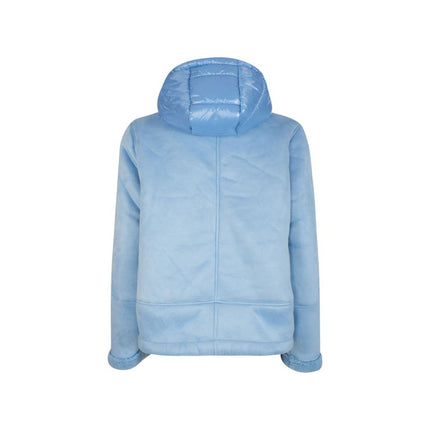 Light Blue Nylon Women's Jacket