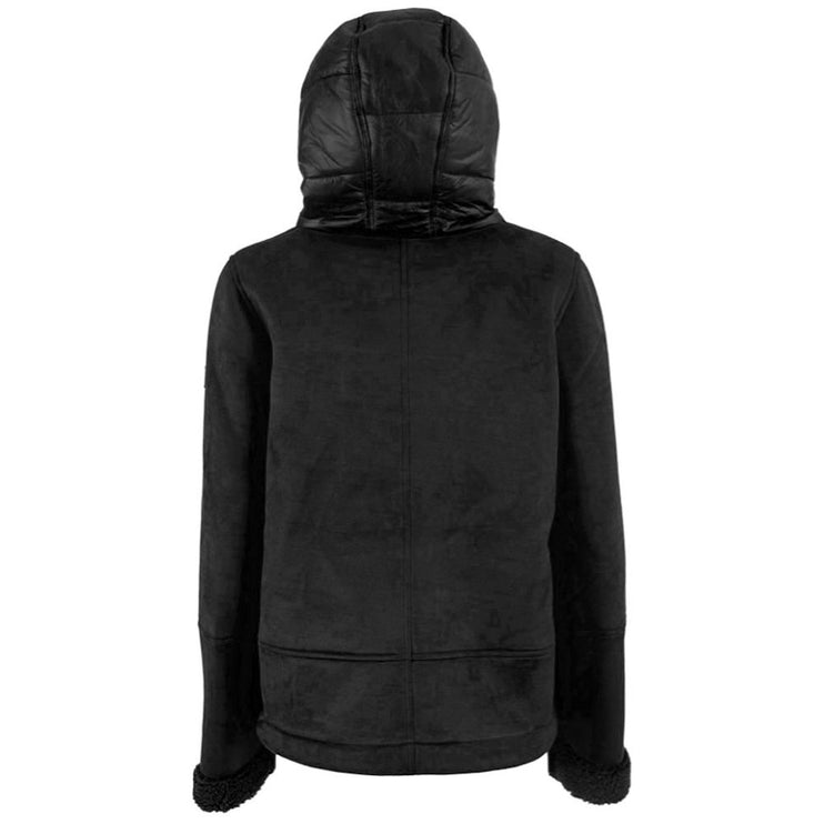 Black Nylon Women Jacket