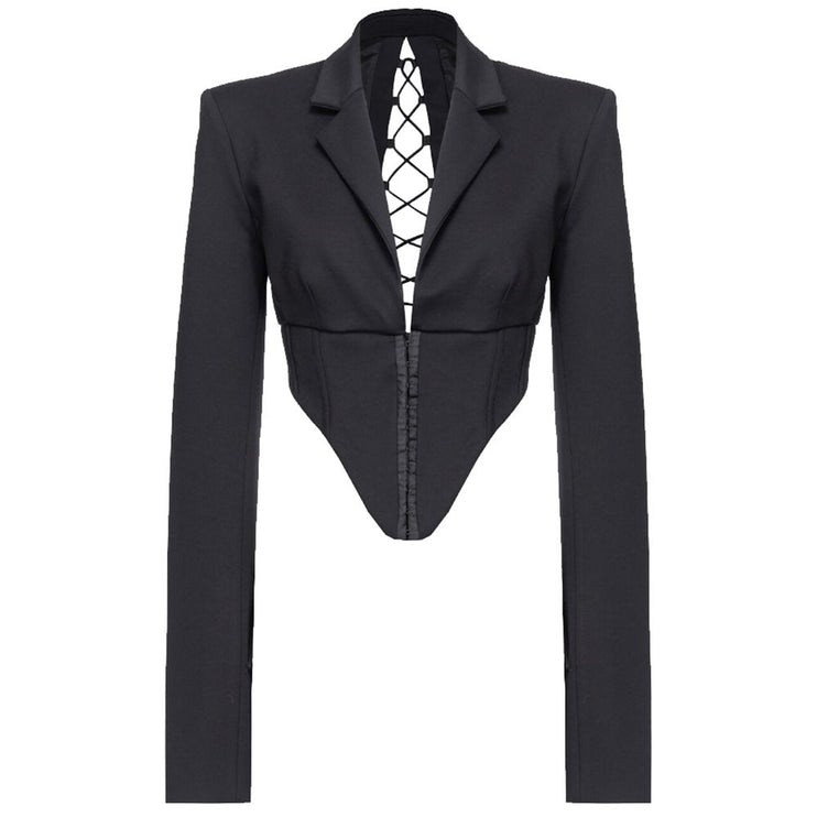 Black Viscose Suits & Blazer