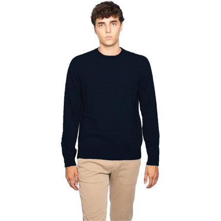 Blue Wool Vergine Sweater