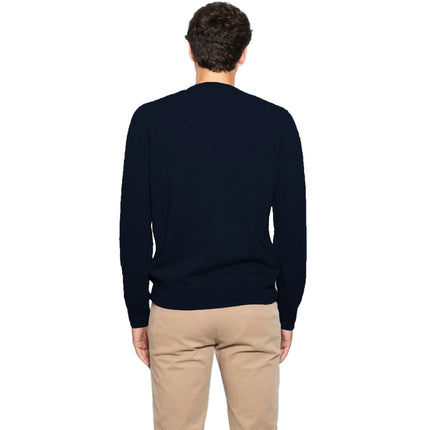 Blue Wool Vergine Sweater