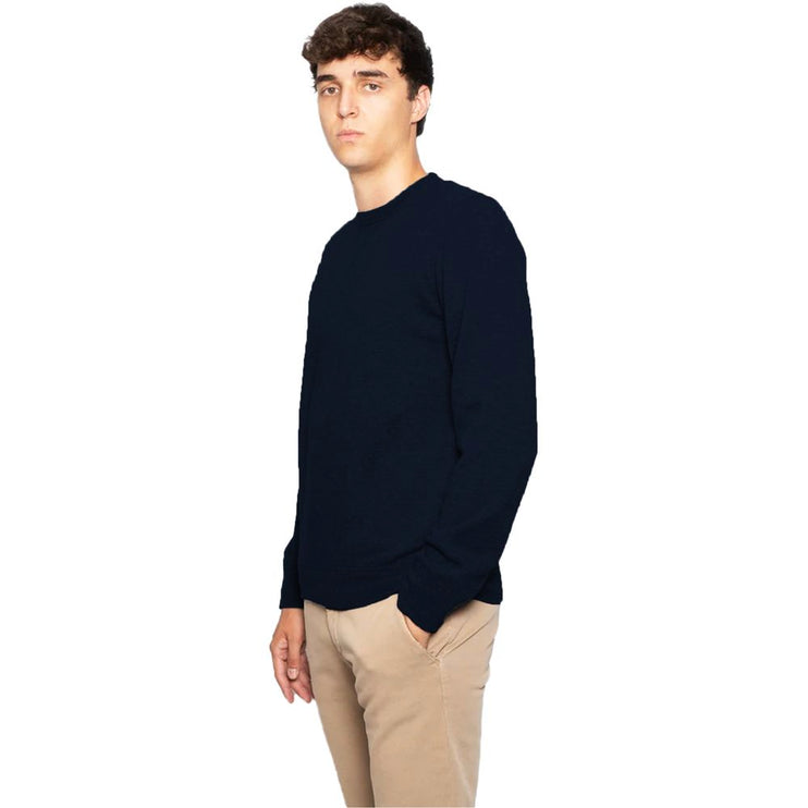 Blue Wool Vergine Sweater