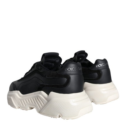 Black White DAYMASTER Leather Sneakers Shoes