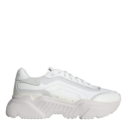 White DAYMASTER Calf Leather Sneakers Shoes