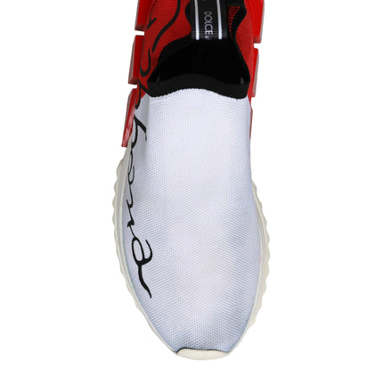 Red White Logo Sorrento Sneakers Shoes