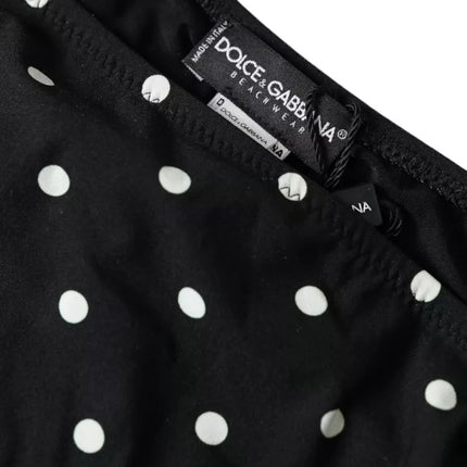 Black Polka Dot Swimwear Beachwear Bottom Bikini