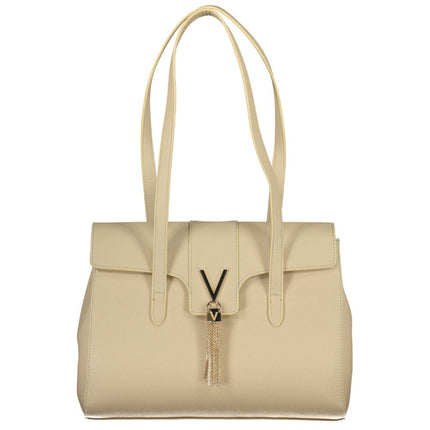 Beige Polyethylene Handbag