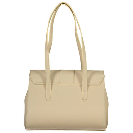 Beige Polyethylene Handbag