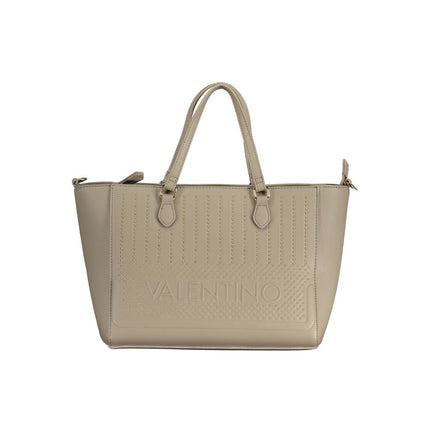 Beige Polyethylene Handbag