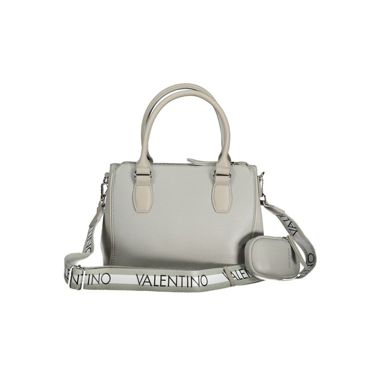 Gray Polyethylene Handbag