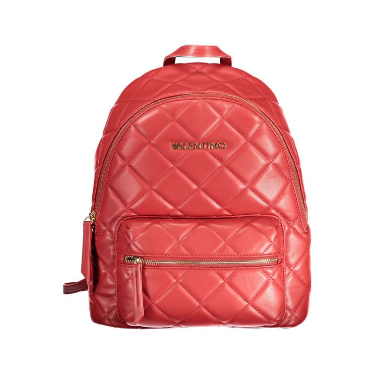 Red Polyethylene Backpack