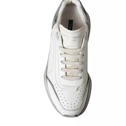 White Silver Daymaster Low Top Sneakers Shoes