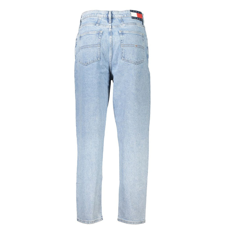 Light Blue Cotton Jeans & Pant