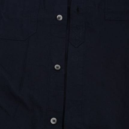 Elegant blauw katoen casual shirt