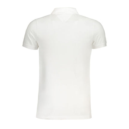 White Cotton Polo Shirt