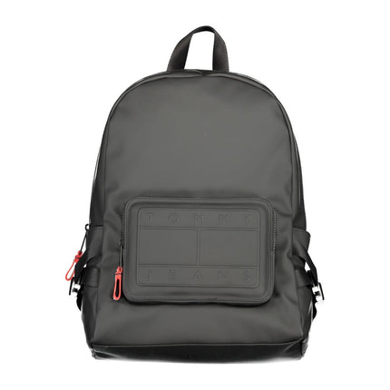 Black Polyester Backpack