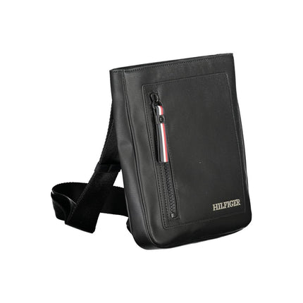 Black Polyethylene Shoulder Bag