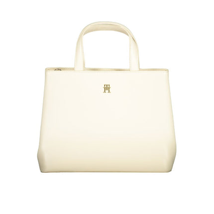 Beige Polyethylene Handbag