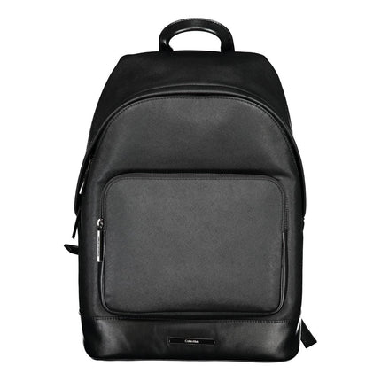 Black Polyester Backpack