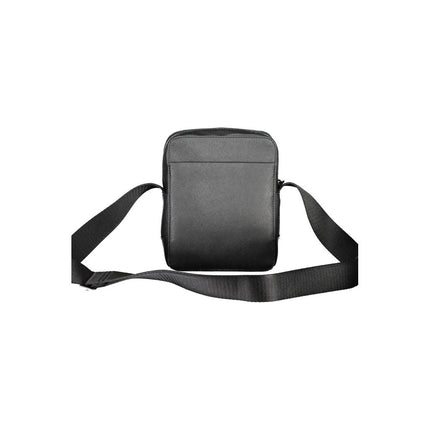 Black Polyester Shoulder Bag