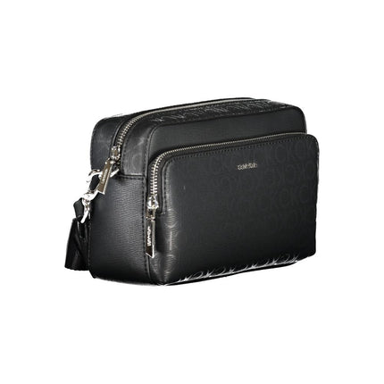 Black Polyester Handbag