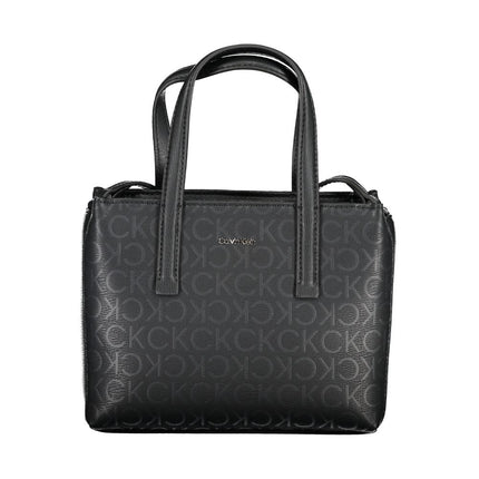 Black Polyester Handbag