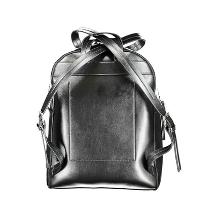 Black Polyester Backpack