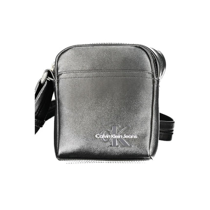 Black Polyethylene Shoulder Bag