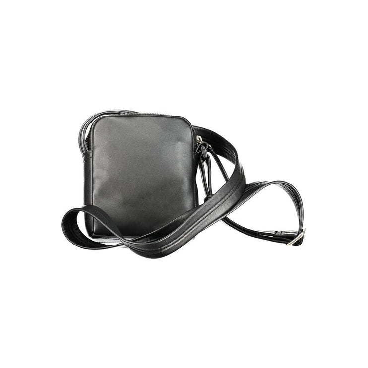 Black Polyethylene Shoulder Bag