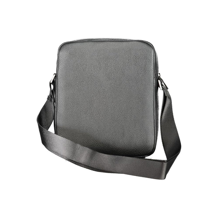 Black Polyethylene Shoulder Bag