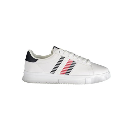 White Polyester Sneaker