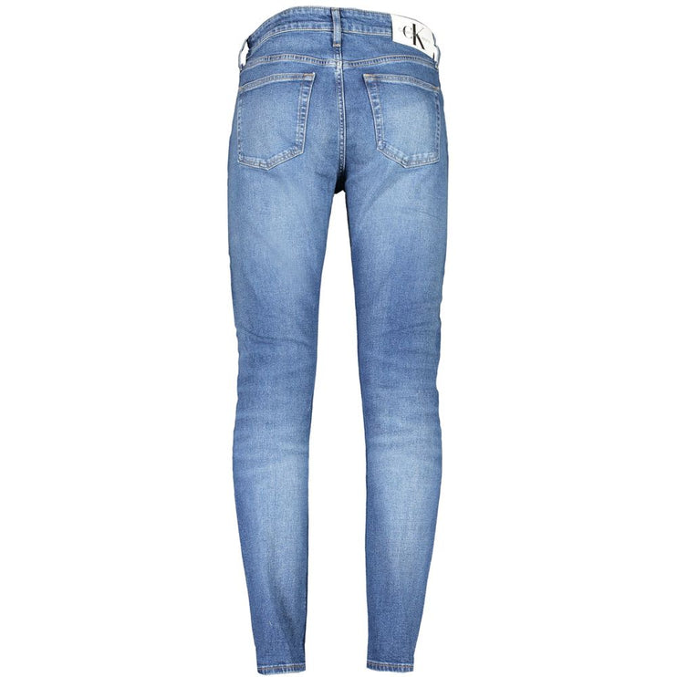 Blue Cotton Jeans & Pant