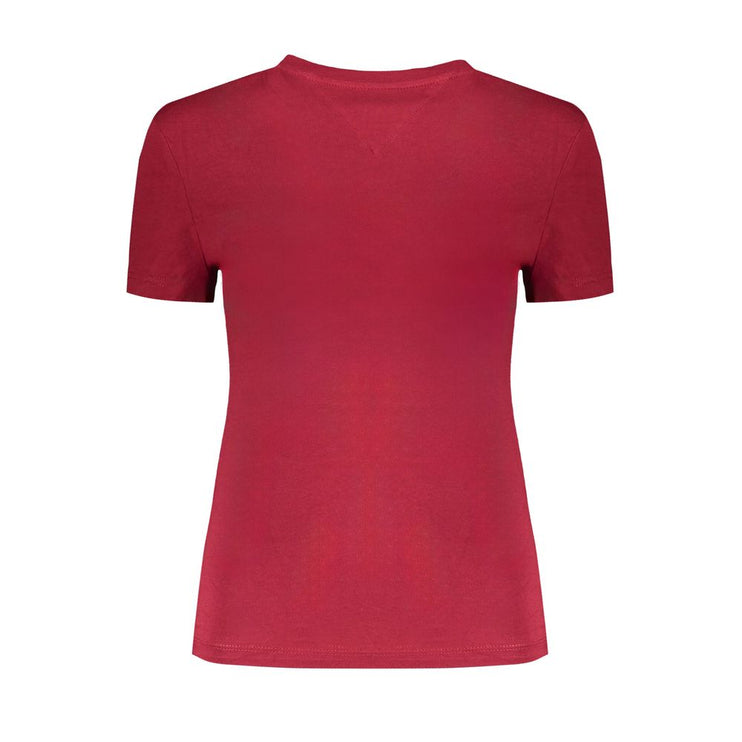 Red Cotton Tops & T-Shirt